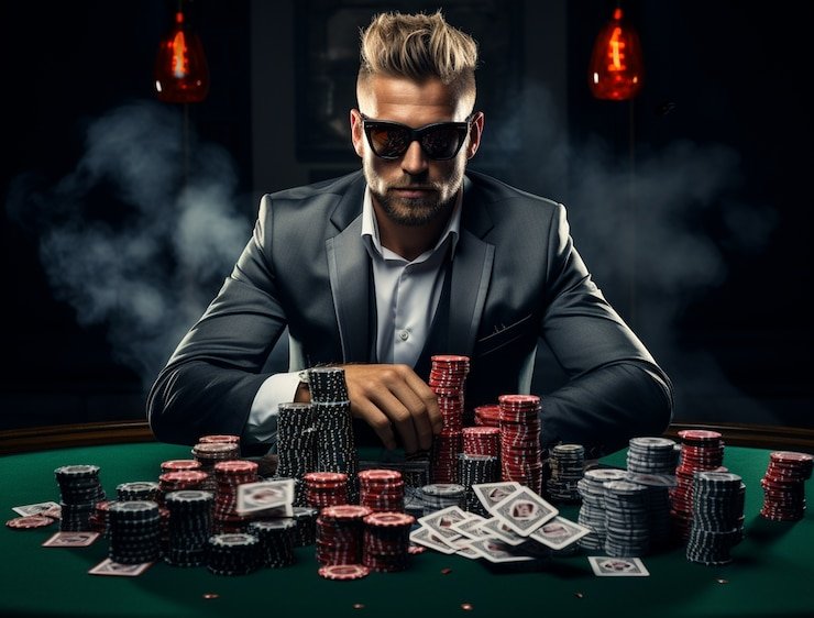 Live dealer blackjack table with multiple camera angles